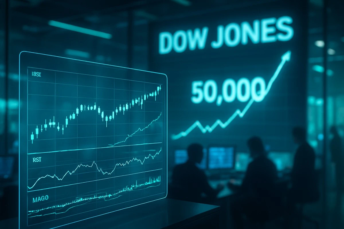 Dow Jones nad 50 000 body: proč je to dobrá zpráva i pro drobné investory